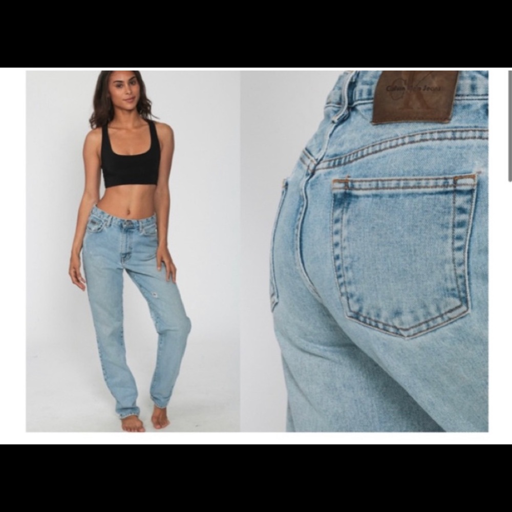 VINTAGE Calvin Klein 90’s Mom jeans size 3